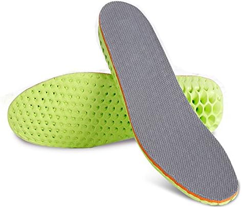 2 Pairs Breathable Orthotics Absorbing Sports EVA Menory Foam Inserts 1.5cm Running insole (L(UK8-9/EU43-45))