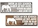 Produktbild Altholz Schild DRECK AN DEN SCHUHEN Pferd Reiten Hobby Rustikal Unikat Stall (Braun)