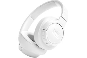 JBL Tune 720 BT Wireless Over-Ear-Kopfhörer – Mit JBL Pure Bass Sound, Bluetooth und leichtem, faltbarem Design – Bis zu 76 Stunden Musikwiedergabe – Weiß