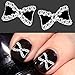 10x 3D Alloy Bowknot Bow Rhinestones Nail Art Glitters Stickers DIY Decorations