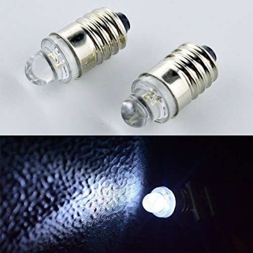 E10 LED Leuchtmittel Petzl Stirnlampe Scheinwerfer Zoom Duo 0,1 W 3 V, weiß