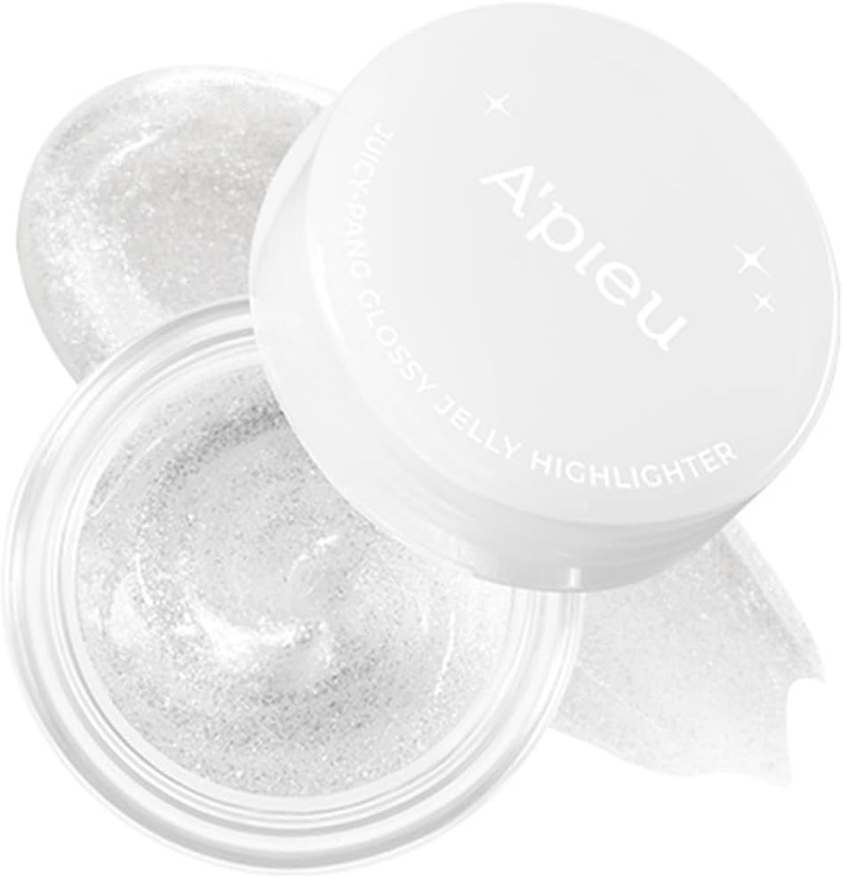 MISSHA Islak ve Doğal Görünümlü Jel Aydınlatıcı A'PIEU Juicy Pang Glossy Jelly Highlighter No:8 White