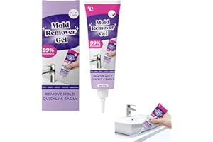 GENERISCH Schimmelentferner Gel, Entferner Vexclean Gel, Leistungsstarkes Haushaltsreinigungsgel, Kalkentferner Dusche Stark, Fleckenentferner, Geruchsentferner, Für Fliesenfugen In Bad Und Küche