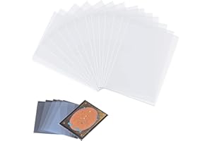 ANHORTS Bustine Carte, 400 Pezzi Bustine trasparenti carte, 66 * 91 mm Soft Sleeves, Buste Proteggi Carte, Bustine protettive compatibile con YuGiOh, Pokemon, Ultimate Guard (400)