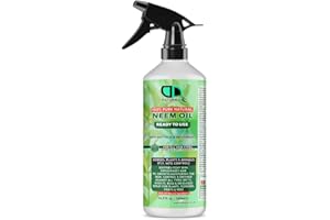 DD Teck Organic Neem Oil A Natural Garden Bug Spray for Plants & Horses - Insect Repellent & Bug Repellent for House, Skin Care, Hair Growht 500ML TRIGER Spray