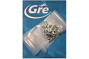 MANUFACTURA GRE Kit DE Tornillos Broche DE Chapa Piscina GRE DE hasta 1.32 MTRS DE Altura