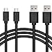 iVoltaa Micro USB Cable USB 2.0 A Male to Micro B Sync & Charging 5 Core Cable for Tablet PC ,Android Tablets, Android Phones.,indows (1 Meter, Black Pack of 2 Cables) RS.349.00