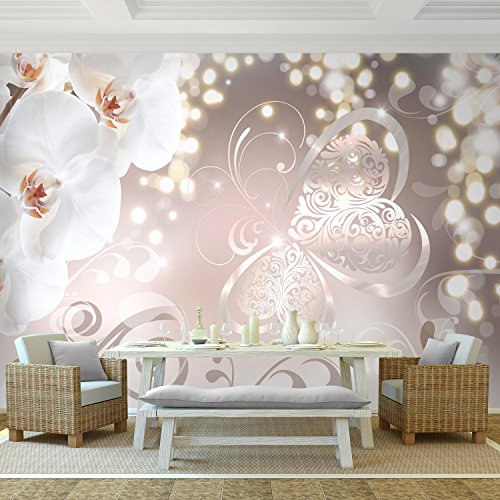 Fototapete Orchidee 352 x 250 cm – Vliestapete – Wandtapete – Vlies Phototapete – Wand – Wandbilder XXL – !!! 100% MADE IN GERMANY !!! Runa Tapete 9076011a - 2
