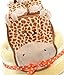 Giraffe Safari theme Unisex Baby Shower yellow Nappy Cake Hamper Gift - FAST & FREE DELIVERY!