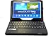 Produktbild SonnyGoldTech - Galaxy Note 10.1 2014 Französisches Layout + Touchpad | Tasche mit Bluetooth Tastatur und integrietem Touchpad | Schwarz