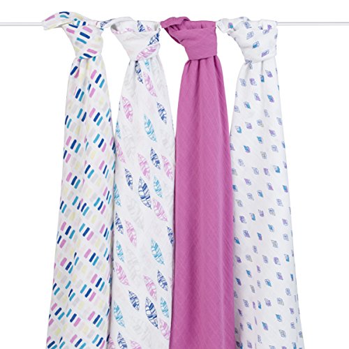 aden + anais Wink Muslin Swaddle (4-Pack)