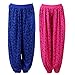 NumBrave Pink and Blue Harem Pants For Women (Pack of 2) RS.699.00