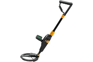 SDYGDB Metal Detector for Kids High Accuracy Adjustable Metal Detector with LCD Display Waterproof Search Coil Metal Detector for Gold and Sliver Rings Jewelry Coins