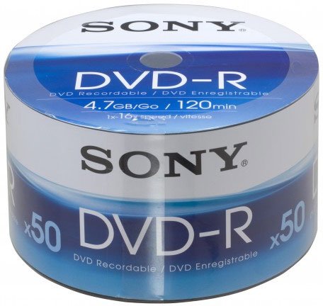 Sony DVD-R 4.7GB 50er Bulk