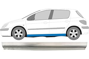 GENERIC Polcar For Peugeot 307 2001-2008 Lower Sill Repair Plate Left, Steel, Iron, Universal Fit