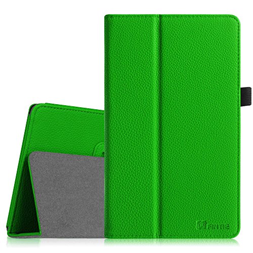 Fintie Asus ME181CX Folio Hülle Case - Slim Fit Schutzhülle Cover Tasche Etui für Asus ME181CX ProSieben Entertainment Pad 20,3 cm(8 Zoll) Tablet-PC (Asus MeMO Pad 8 ME181C), Grün