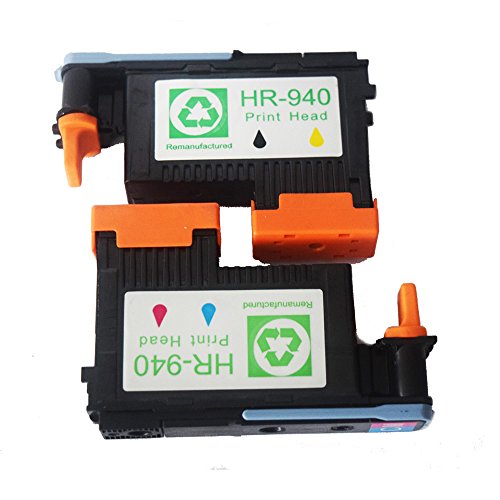 Caidi 2x Hp 940 Druckkopf für Compatible für HP Officejet Pro 8000 Wireless, 8000AIO, 8000W, 8500, A809, A909a, A909g, A909n, 8500A e-All-in-One Plus, All-in-One 8500AIO, 8500W Drucker - 2