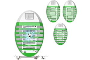 YOUKK Elettrica Antizanzare, Zanzariera Elettrica con Luce, Elettrica Atossica e Sicura,UV Anti Trappola Zanzare Elettrica,per Casa Interno Esterno Cucina Soggiorno