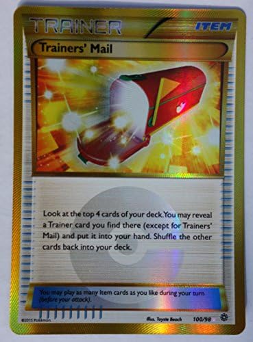 Pokemon- Trainer's Mail 100/98, ANCIENT ORIGINS ,SECRET RARE, NEW , MINT