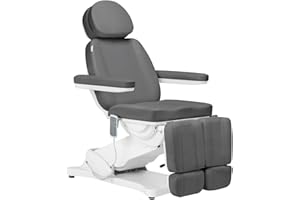 ‎ACTIVESHOP ACTIVESHOP Elektrischer Fußpflegestuhl Sillon Classic, 3 Motoren, grau