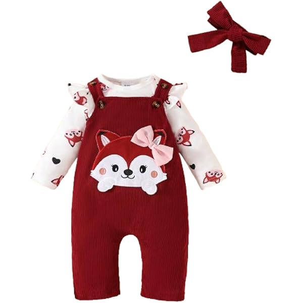 Tenue De Noël Pour Bébé Fille - Body à Manches Longues + Jupe