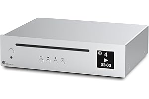 Pro-Ject CD Box S3, Ultra compact CD Player with 1:1 bit-accurate CD playback, Silver