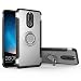 Produktbild Shinyzone Ring Halter Ständer Hülle für Huawei Mate 10 Lite, [Kohlefaser Anti-Rutsch] [Kompatibel mit Magnetischer Autohalterung] Dual Layer TPU + PC Design Schutzhülle für Huawei Mate 10 Lite-Silber