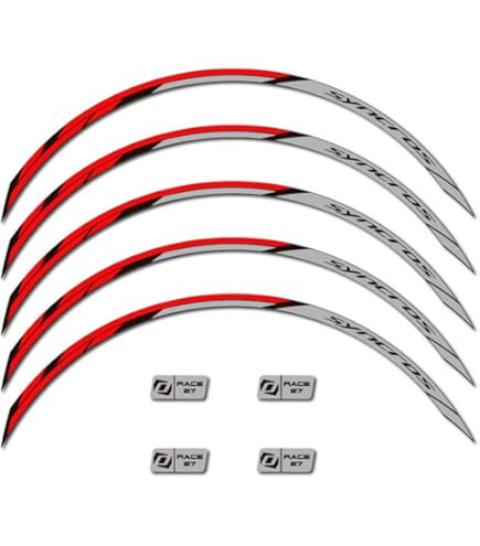 Adesivi Per Cerchi Bici DualColorStampe - Stickers MTB 26-29 Pollici, Oro - Foto 5