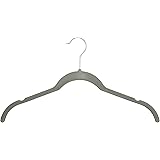 Amazon Basics - Gruccia in velluto per abiti e camicie, 30 pezzi, Grigio