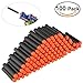 Produktbild NUOLUX Darts Schaumstoff 100pcs 7,2cm für Nerf N-Strike Elite Serie Blasters Spielzeug Gewehr Schwarz