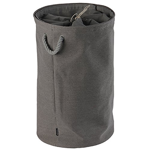 Wäschekorb Grau Textil Colin Aquanova