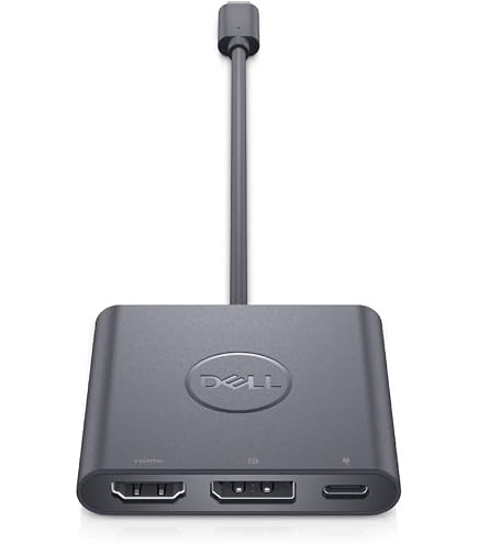 Dell DA200 - Port Replicator - USB-C - VGA, HDMI - GigE - for