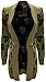 [Beige, M-L] LADIES WOMENS GIRLS SKULL DESIGN GOTHIC KNITTED WARM WINTER OPEN CARDIGAN TOP