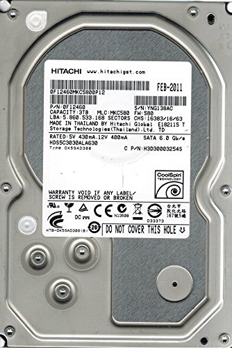 Preisvergleich Produktbild Hitachi HDS5 C3030ALA630 MLC: mkc580 P / N: 0 F12460 3TB