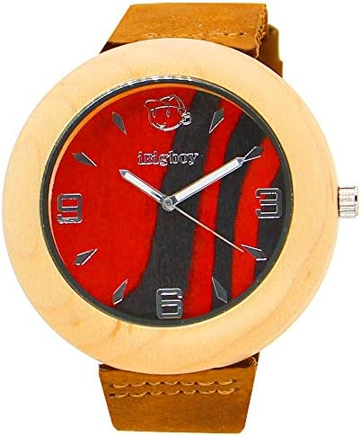 iBigboy Sundry Wood Watch with Multiple Dial and Brown Strap for Lovers Watch
