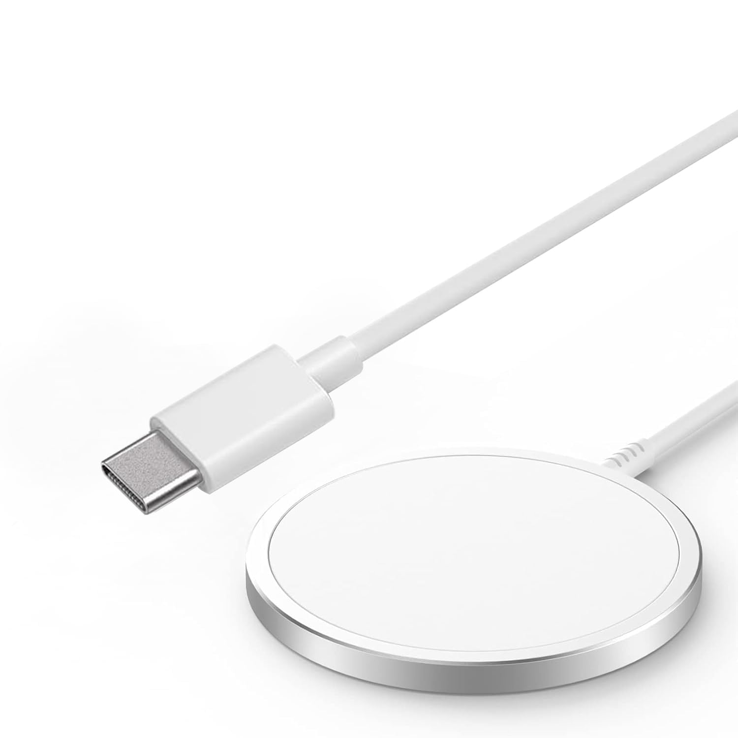 15W Mag-Safe Charger Wireless Charger Fast Charging, Type C Charger Compatible iPhone 14/14 Pro/14 Pro Max/15/15 Pro/ 15 Pro Max/13 Mini/13Pro/13 Pro Max /16/16 Pro/Plus/Max and Mag-Safe Mobiles