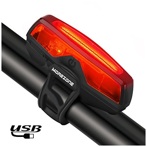 GSC 201835001 Luce Posteriore Per Bicicletta A LED Ricaricabile Tramite USB - Foto 9