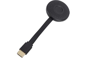 Wakects 4K Wireless Display Adapter Skärmspegling Dongle No WiFi Behövs Support Miracast DLNA med USB C Power för OS X 10