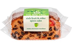 The Bay Tree Rich Fruit & Cider Spice Cake – 310g | Moist British Fruit Cake with Warm Cider-Spiced Flavour | Handmade in the UK | Great for Gifting & Tea Time