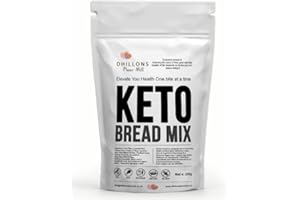 Keto Bread Mix 225g from Dhillons Flour Mill | A great all round Keto Baking Flour for Breads, Wraps, Chapattis, Tortillas, Naans and Muffins for low carb Keto diets