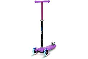 Fun Pro Two,a Partir de la Edad Preescolar,hasta 80KG de Peso,el Scooter Infantil Premium Seguro(kickboard,Scooter,Patinete), Ruedas LED,Plegable,Fabricado en Hamburgo con garantía ampliada