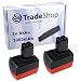 Produktbild 2x Hochleistungs Li-Ion Akku 12V 3000mAh für Metabo BS 12 BS12 BST12 BST 12 SB 12 SB12 Plus Impuls BSZ12 BSZ-12 BSZ12m BSZ-12-m Impuls BZ12SP BZ-12-SP SSP12 SSP-12 ULA 9.6-18 9.6 – 18 9.6V-18V