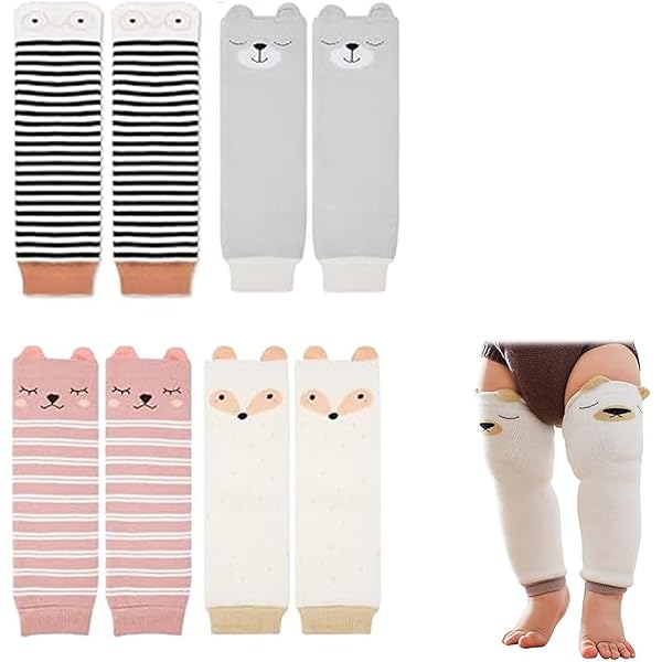 JuDanzy Lot De 3 Paires De Jambières Bébé Filles - Rose, Gris, Blanc - Taille Unique 10 Livres à 10 Ans