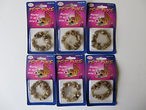 JOKE PET PUKE SICK , PACK OF 6 PARTY BAG FILLER