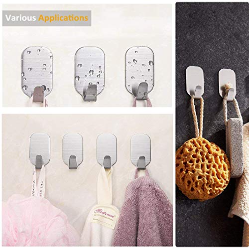 Ganchos para toallero (pack de 10) – 6 piezas de ganchos de plástico