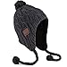 Produktbild Urcover® Bluetooth Beanie Mütze mit Stereo Lautsprechern, Unisex Musik Strick-Mütze Schwarz [ integrierter Akku (5h Laufzeit) & Freisprech-Funktion ]