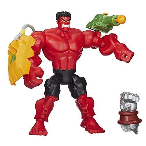 Marvel Super Hero Mashers Battle Upgrade Action Figure Red Hulk New!
