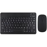 Samsung Galaxy Tab S9 FE Plus X610 12.4 '' İle Uyumlu Bluetooth &Ouml;zellikli Klavye Mouse Set Siyah