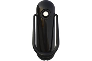 Sweet by Ultion Two-Part Door Knocker with Spyhole - Matching Door Furniture Available (Black)