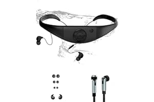 Tayogo Waterproof MP3 Player, 8GB Swimming Headset, IPX8 Rating, 20-Hour Playtime